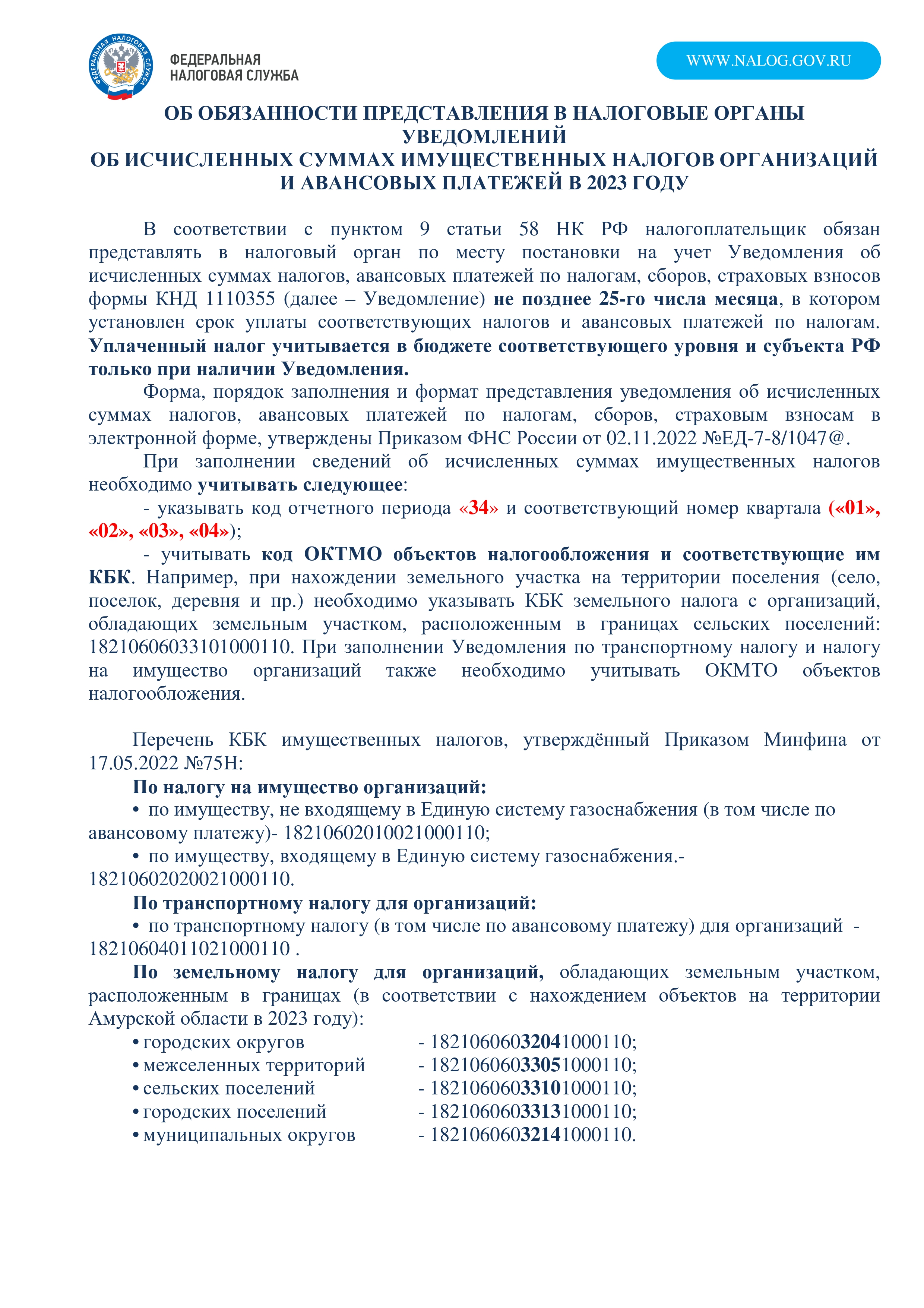 Благовещенским юрлицам нужно отчитаться в налоговой