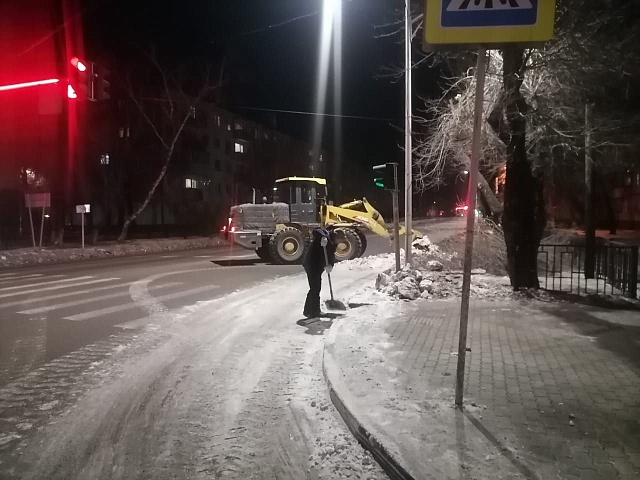 ГСТК трудится на дорогах Благовещенска